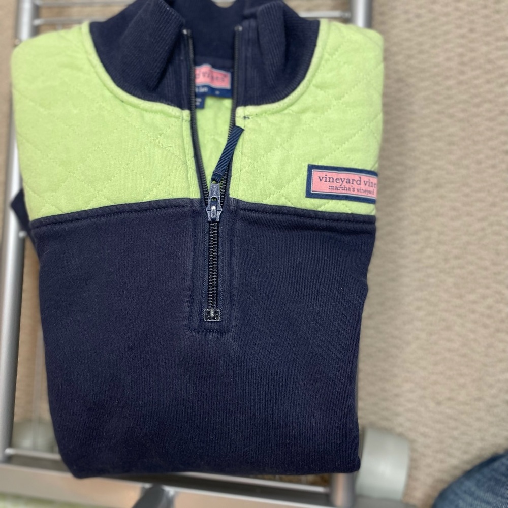 Vineyard Vines Quilted Shep Shirt Women's Medium 🐳